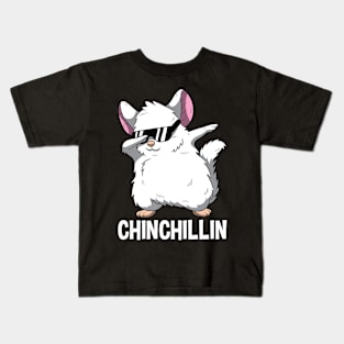 Dabbing Chinchillin Kids T-Shirt